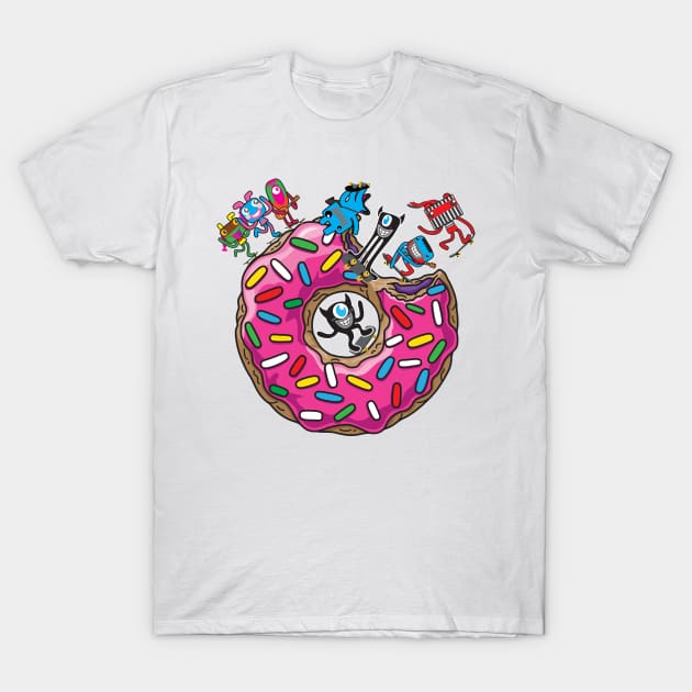 Skate Donut T-Shirt by Plushism